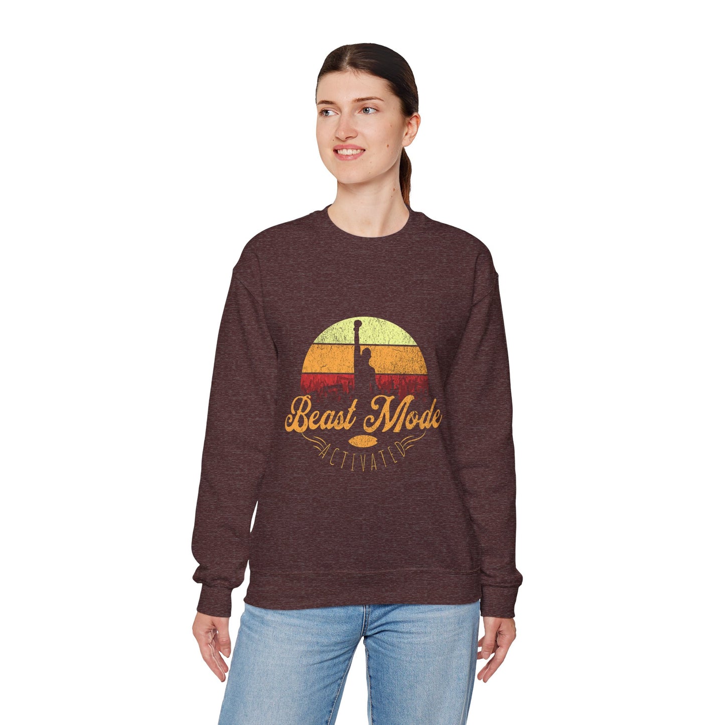 Beast Mode Activated | Unisex Heavy Blend™ Crewneck Sweatshirt