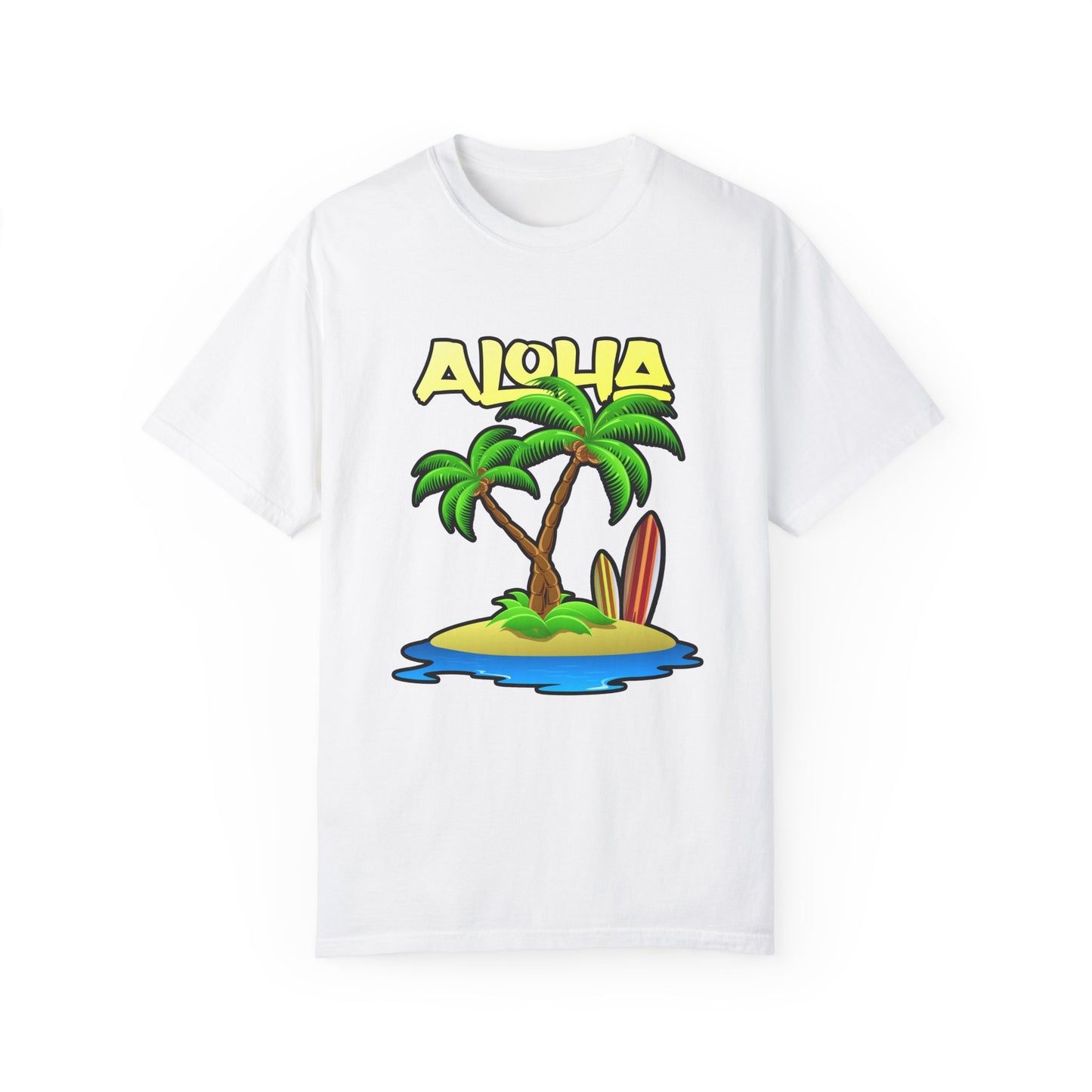 ALOHA | Unisex Garment-Dyed T-shirt