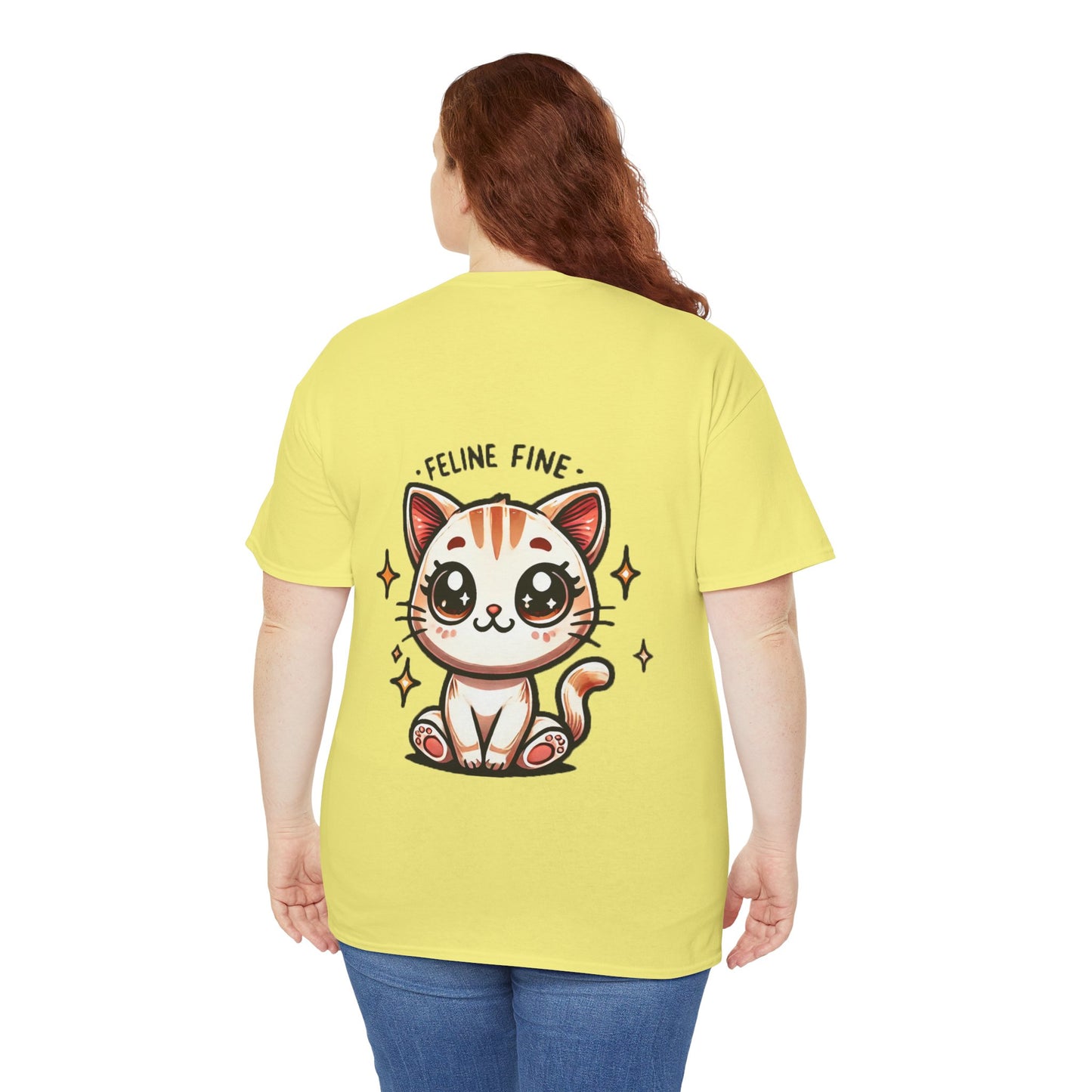 Feline Fine | Unisex Heavy Cotton Tee