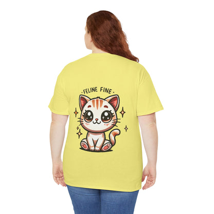 Feline Fine | Unisex Heavy Cotton Tee