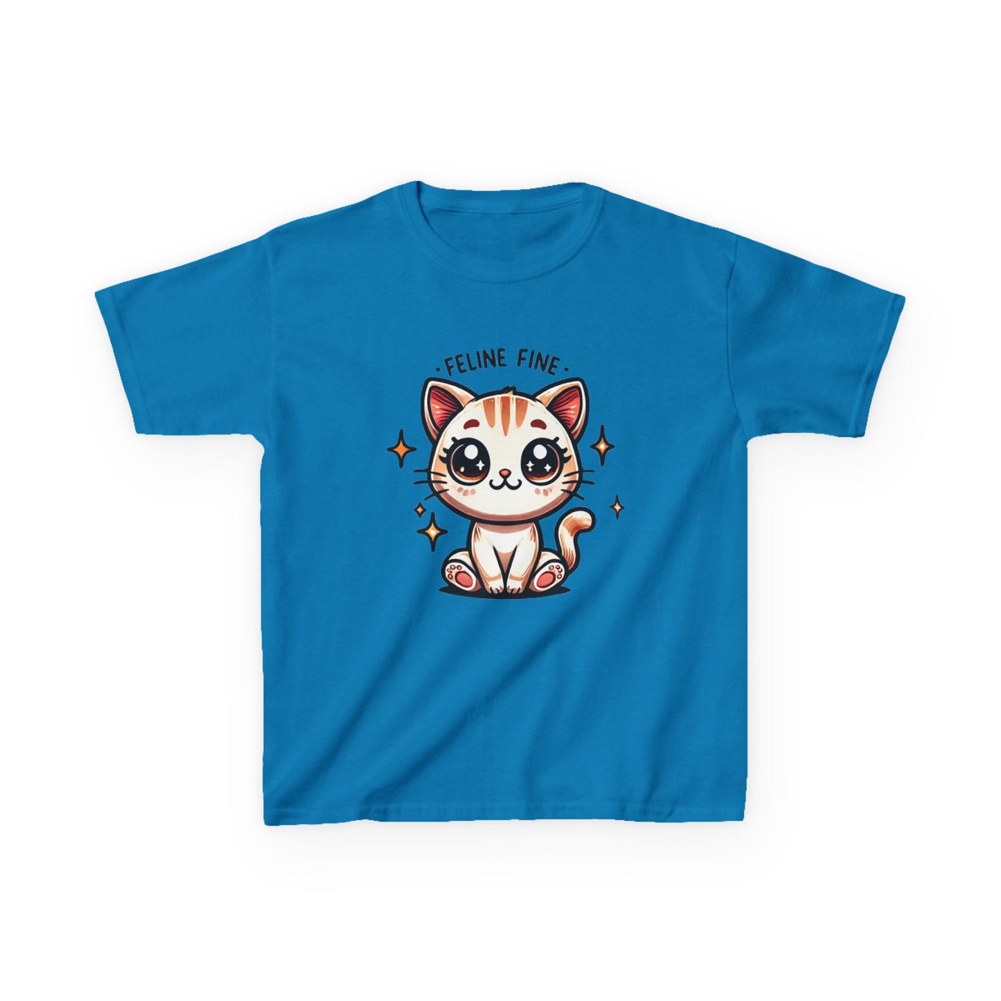 Feline Fine | Kids Heavy Cotton™ Tee