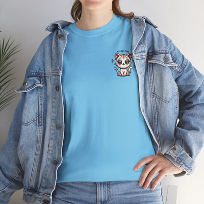 Feline Fine | Unisex Heavy Cotton Tee