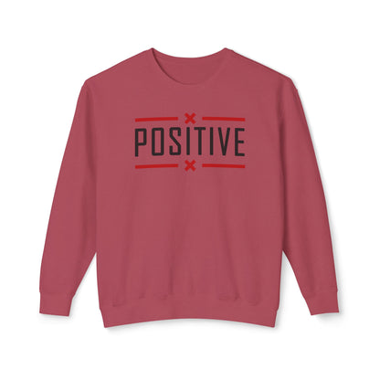 Positive_Unisex Lightweight Crewneck Sweatshirt