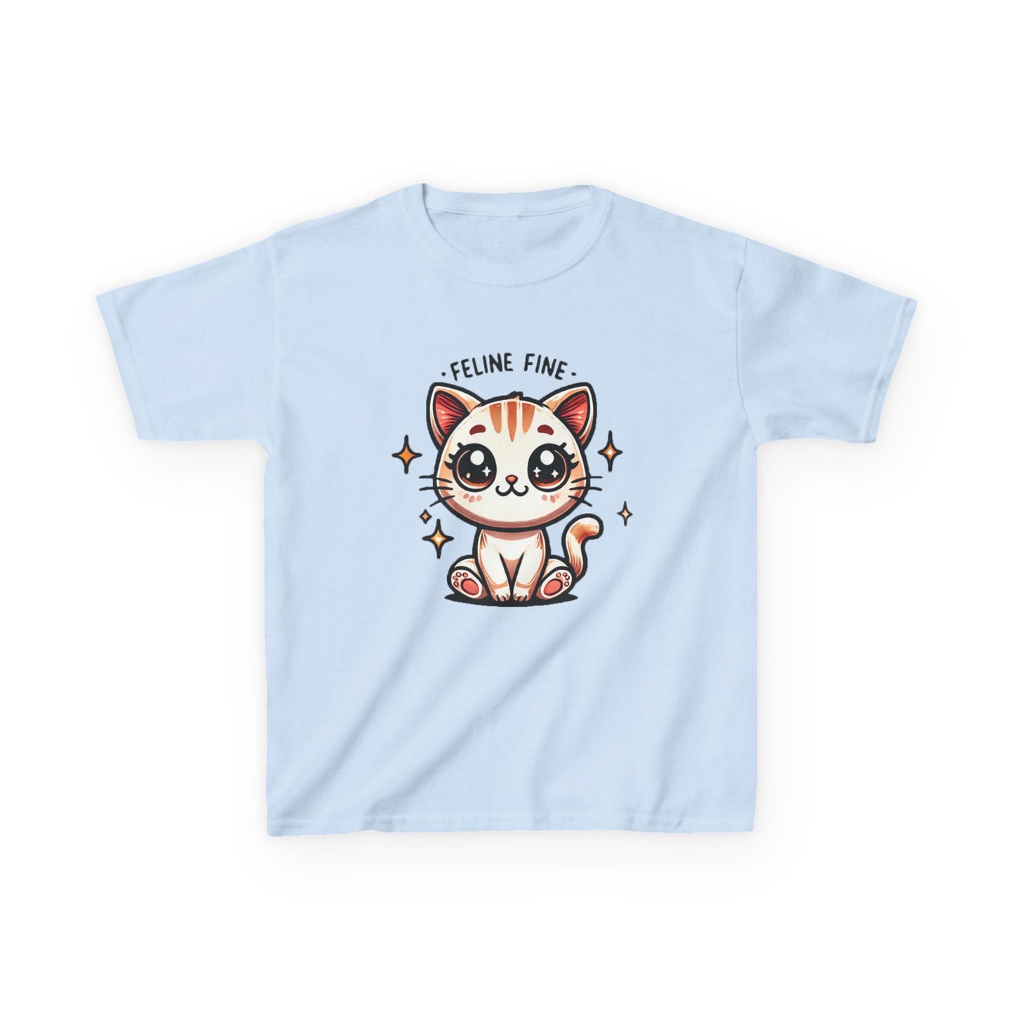 Feline Fine | Kids Heavy Cotton™ Tee