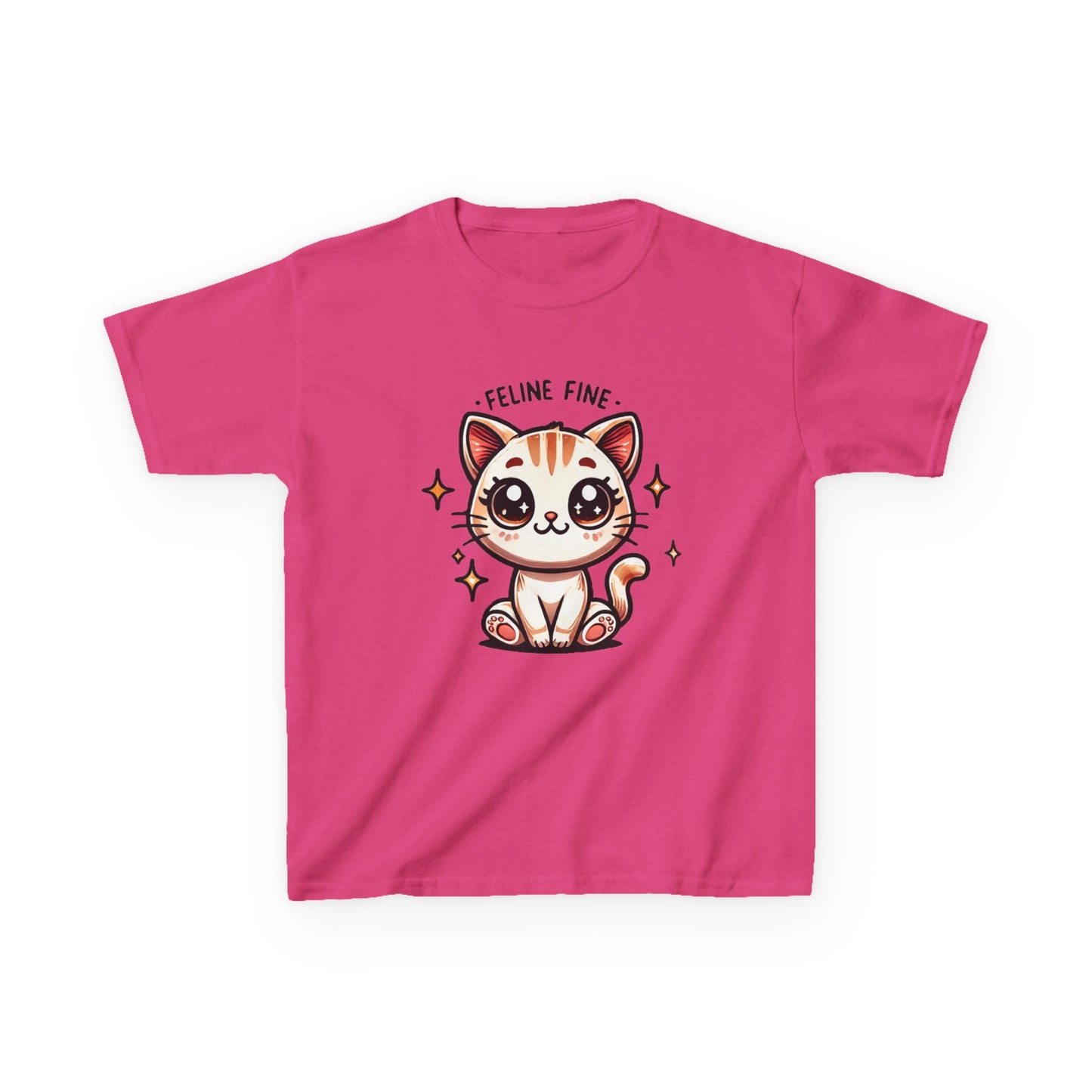 Feline Fine | Kids Heavy Cotton™ Tee