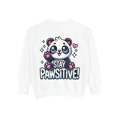 Pawsitive | Unisex Garment-Dyed Sweatshirt