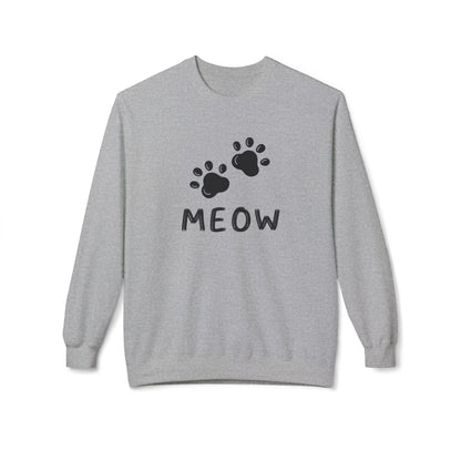 MEOW_Unisex Midweight Softstyle Fleece Crewneck Sweatshirt