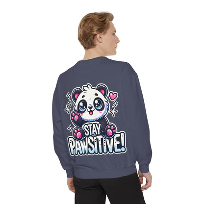 Pawsitive | Unisex Garment-Dyed Sweatshirt