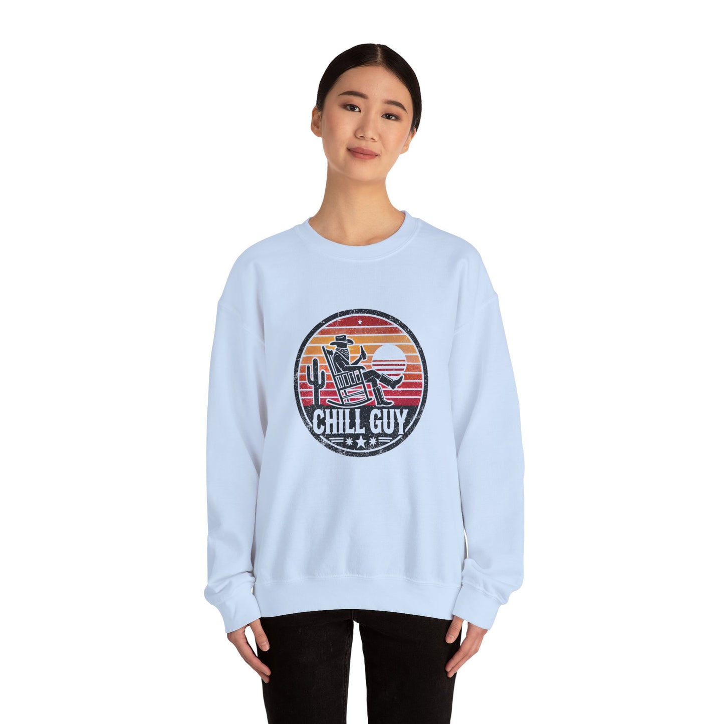 Chill Cowboy | Unisex Heavy Blend™ Crewneck Sweatshirt