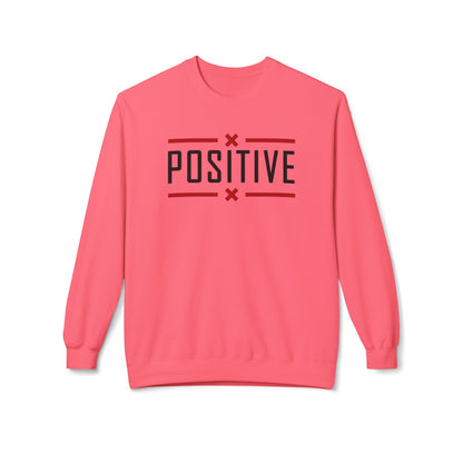 Positive_Unisex Midweight Softstyle Fleece Crewneck Sweatshirt