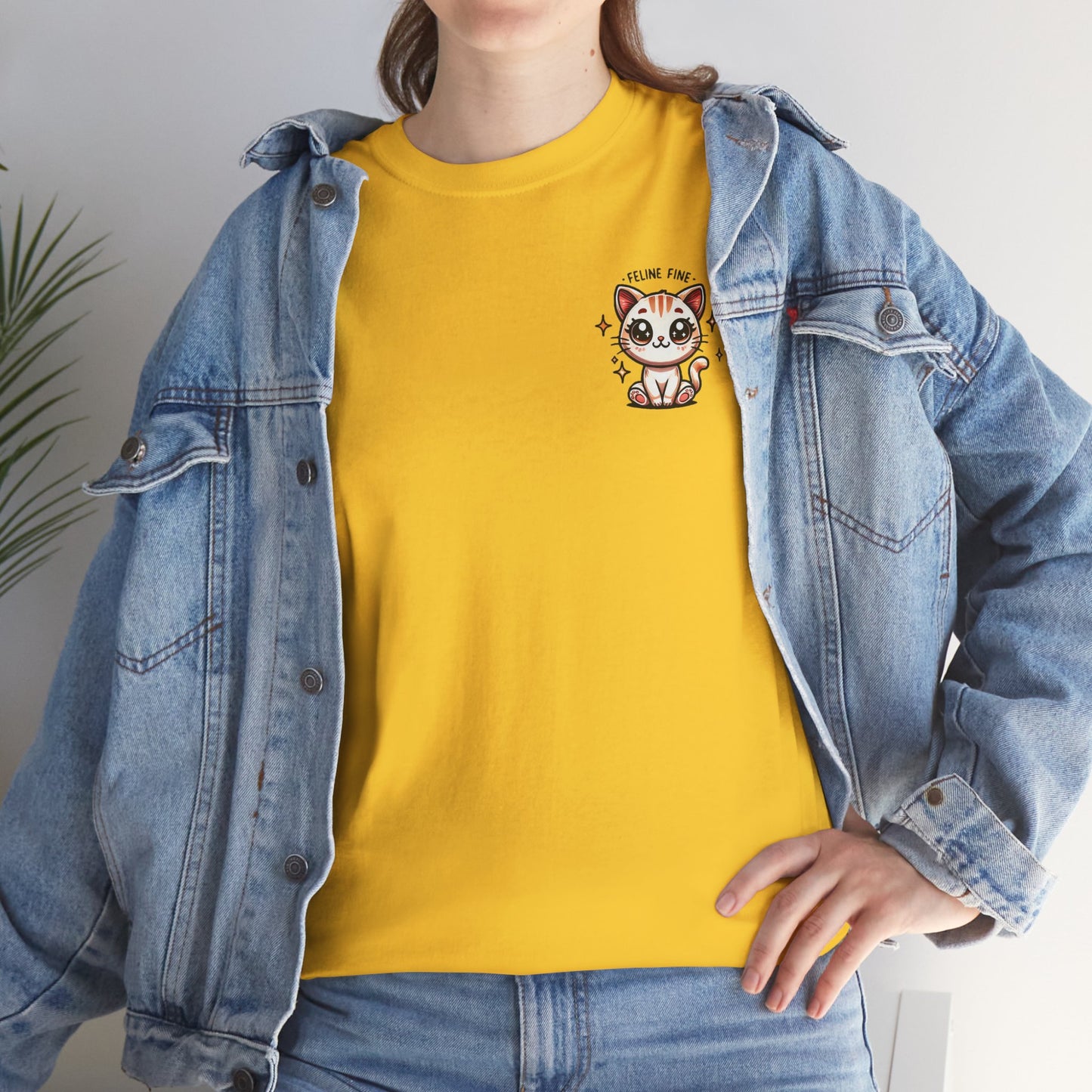 Feline Fine | Unisex Heavy Cotton Tee