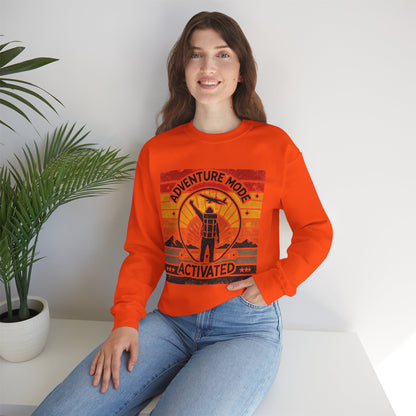 Adventure Mode Activated | Unisex Heavy Blend™ Crewneck Sweatshirt