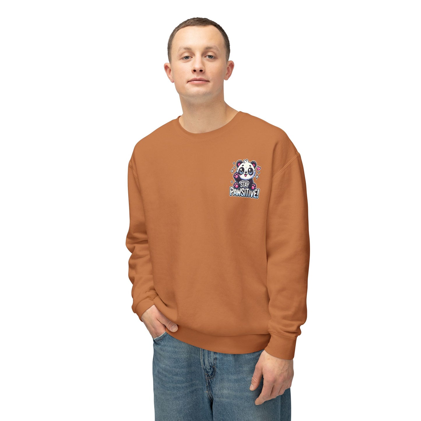 Pawsitive | Unisex Lightweight Crewneck Sweatshirt