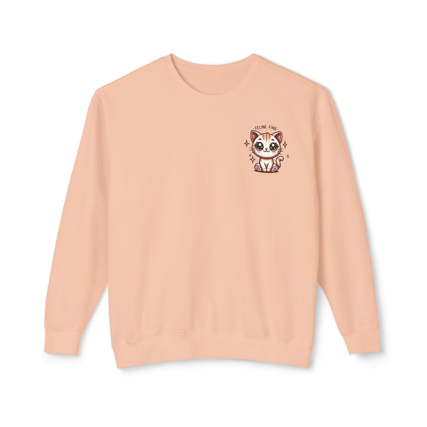Feline Fine | Unisex Lightweight Crewneck Sweatshirt