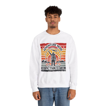 Adventure Mode Activated | Unisex Heavy Blend™ Crewneck Sweatshirt