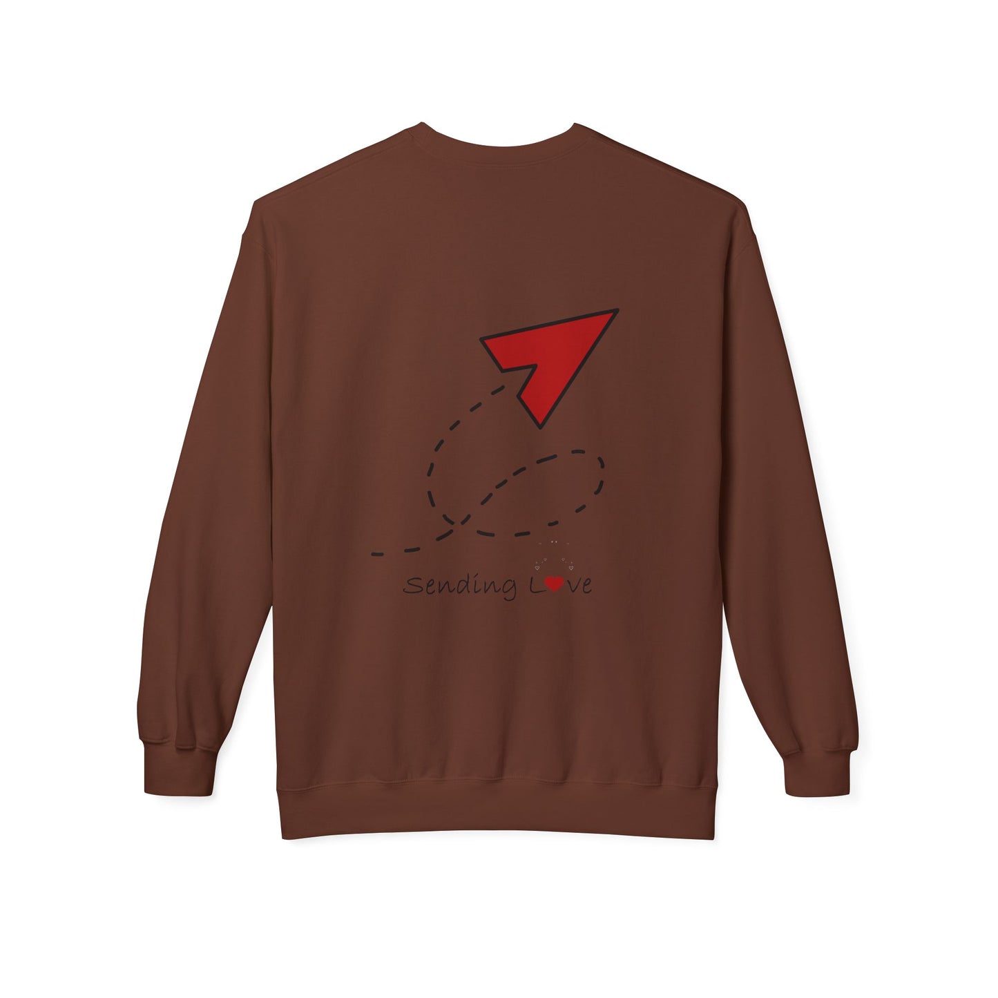 Sending Love | Unisex Midweight Softstyle Fleece Crewneck Sweatshirt