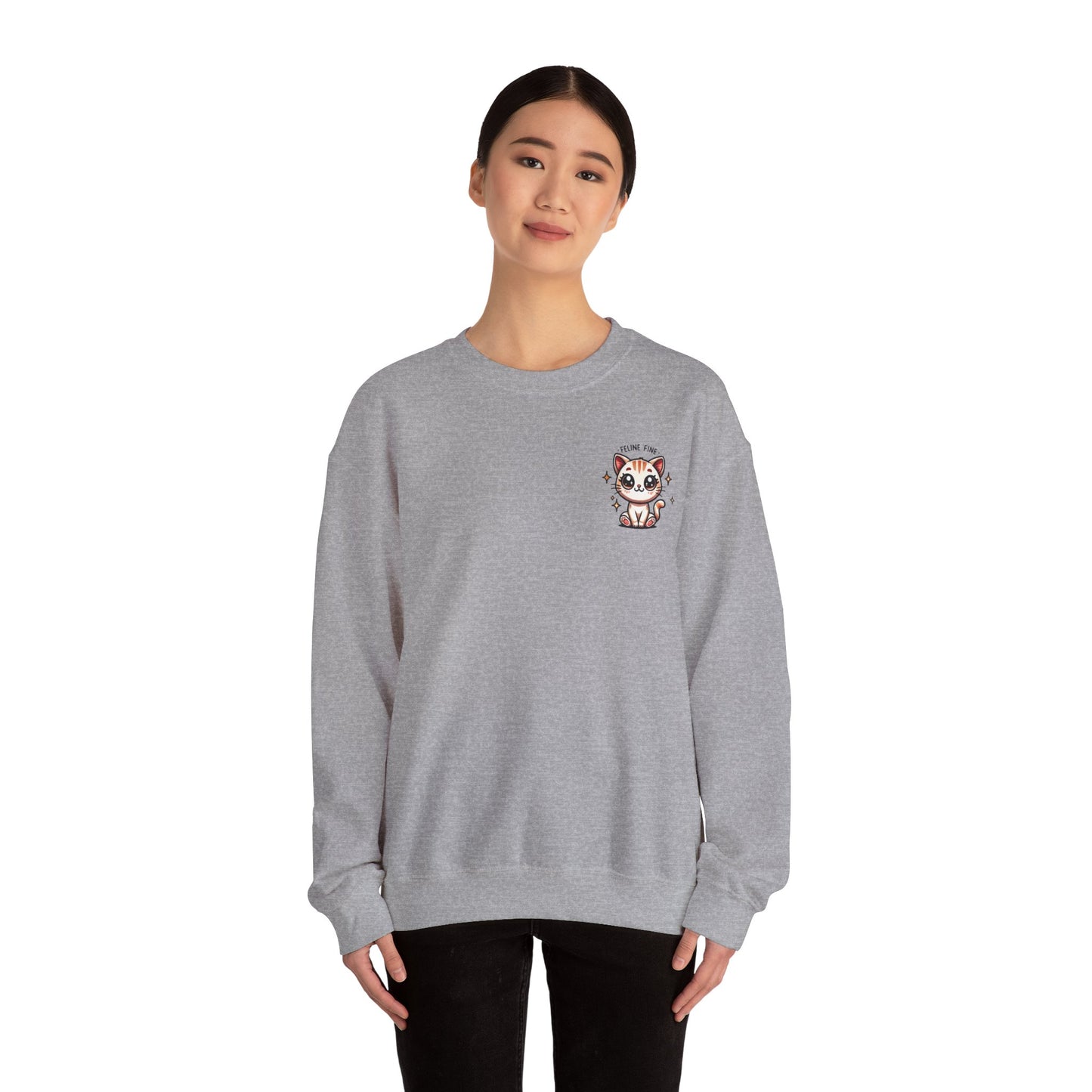 Feline Fine | Unisex Heavy Blend™ Crewneck Sweatshirt