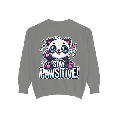 Pawsitive | Unisex Garment-Dyed Sweatshirt