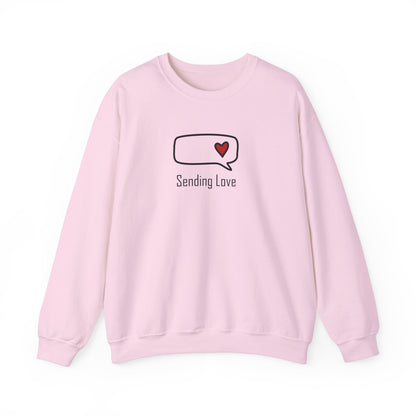 Sending Love_Unisex Heavy Blend™ Crewneck Sweatshirt
