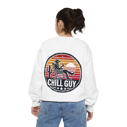 Chill Cowboy | Unisex Garment-Dyed Sweatshirt