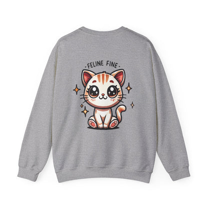 Feline Fine | Unisex Heavy Blend™ Crewneck Sweatshirt