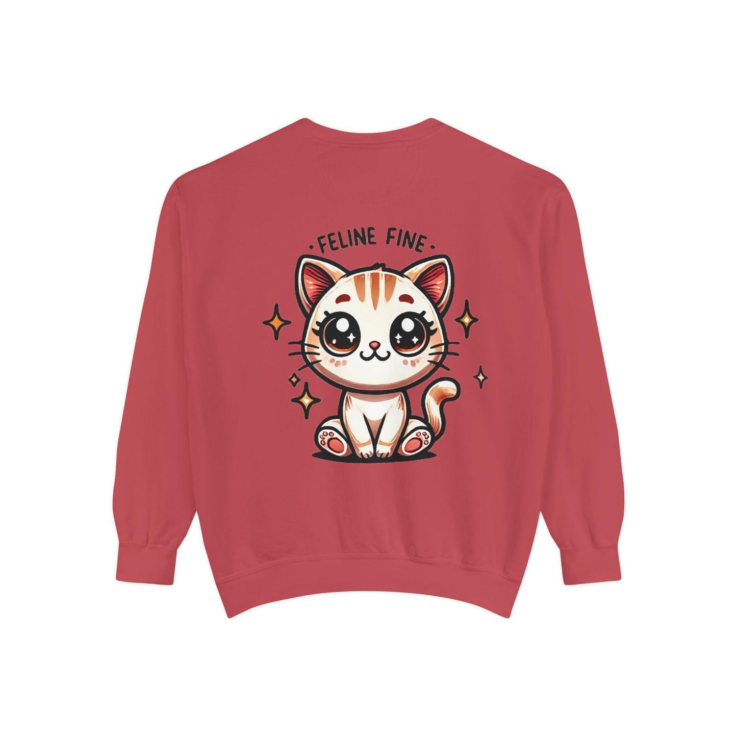 Feline Fine | Unisex Garment-Dyed Sweatshirt