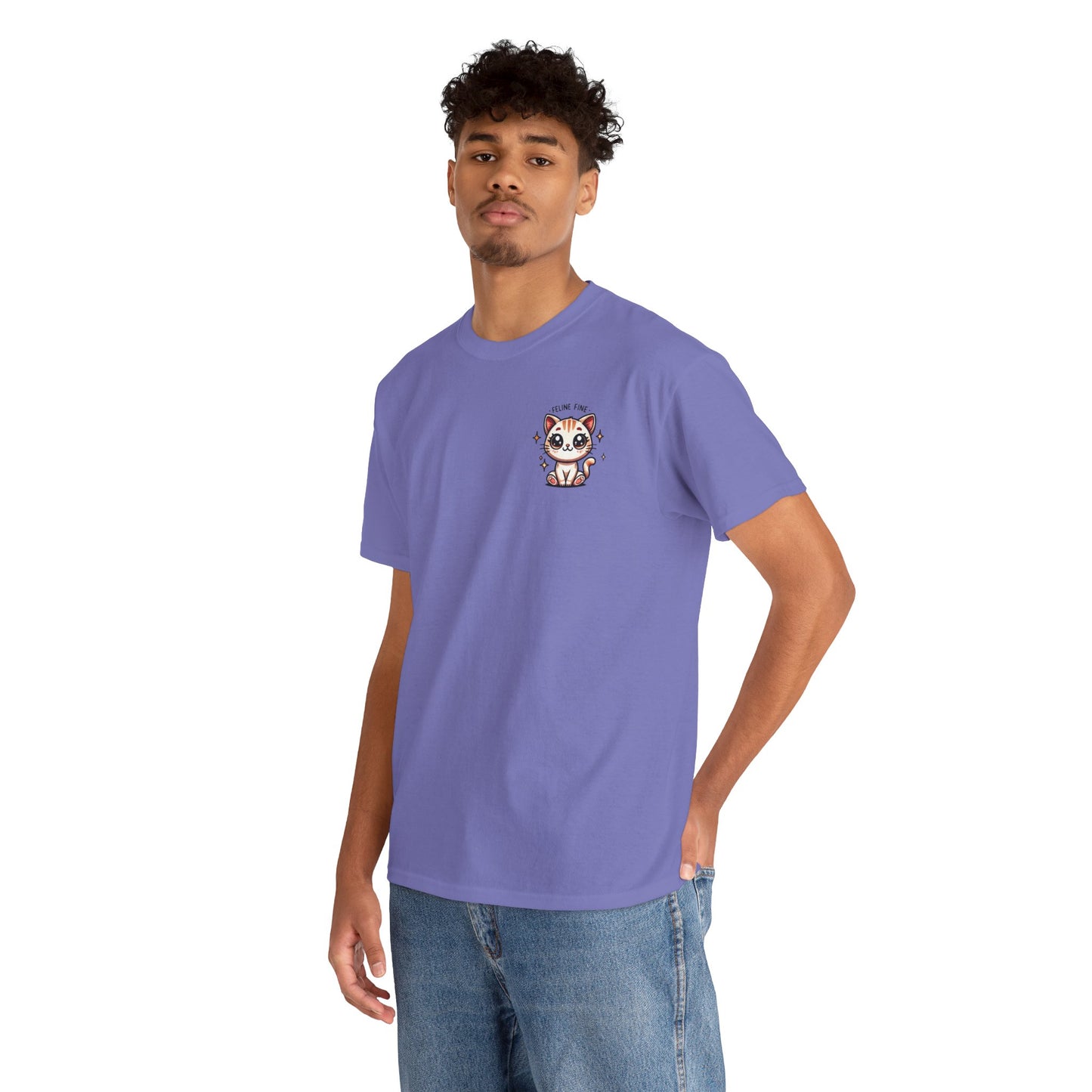 Feline Fine | Unisex Heavy Cotton Tee