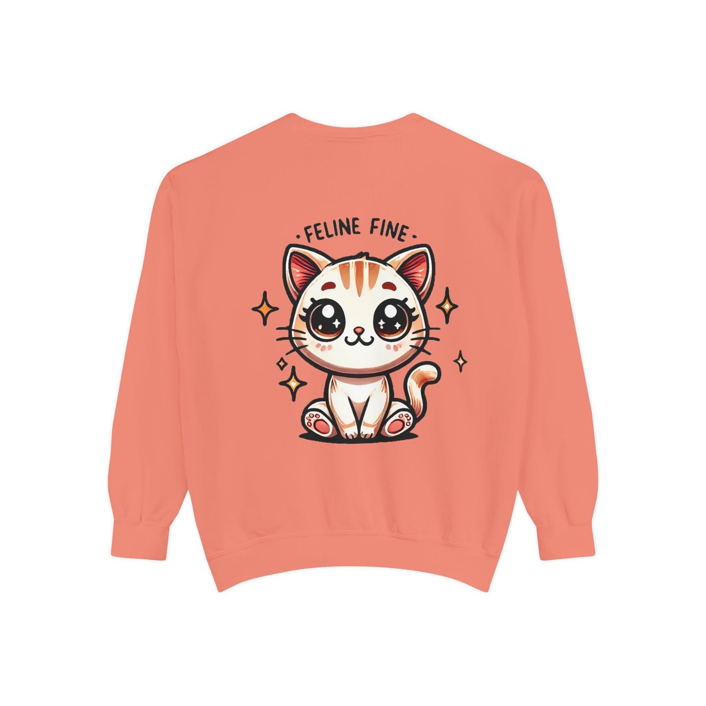 Feline Fine | Unisex Garment-Dyed Sweatshirt