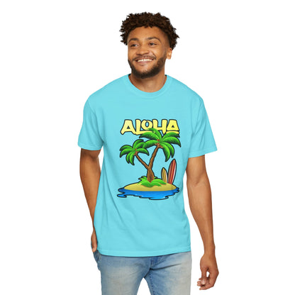 ALOHA | Unisex Garment-Dyed T-shirt