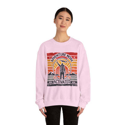 Adventure Mode Activated | Unisex Heavy Blend™ Crewneck Sweatshirt