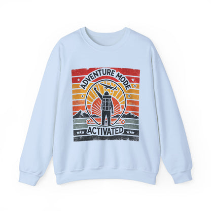Adventure Mode Activated | Unisex Heavy Blend™ Crewneck Sweatshirt