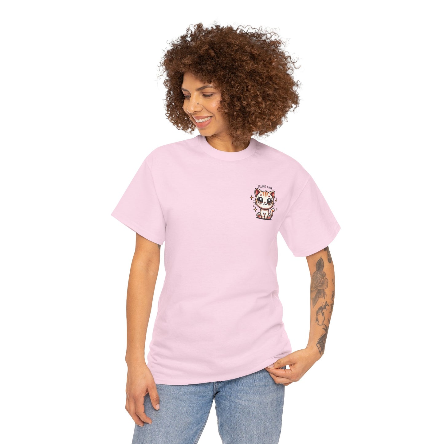 Feline Fine | Unisex Heavy Cotton Tee