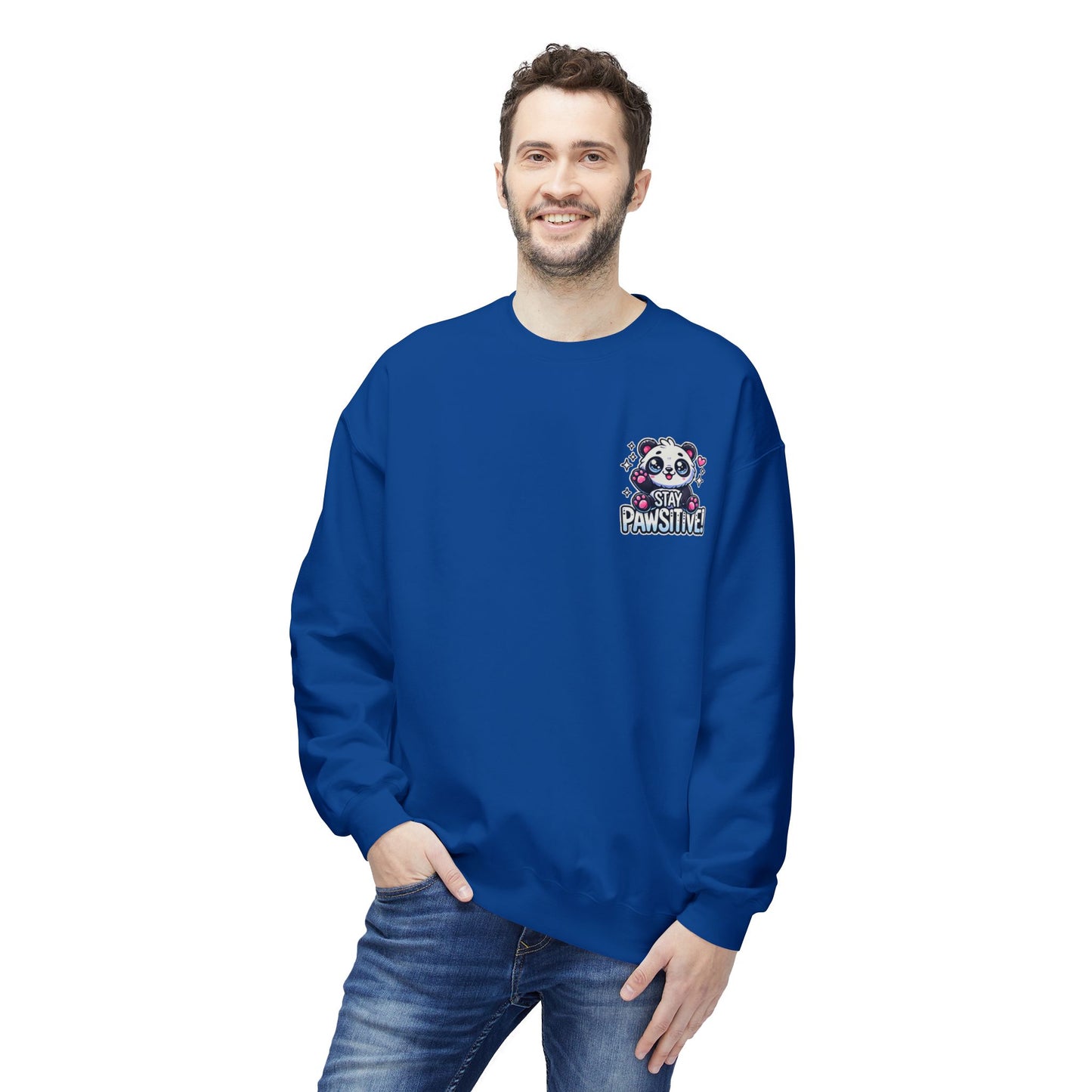 Pawsitive | Unisex Midweight Softstyle Fleece Crewneck Sweatshirt