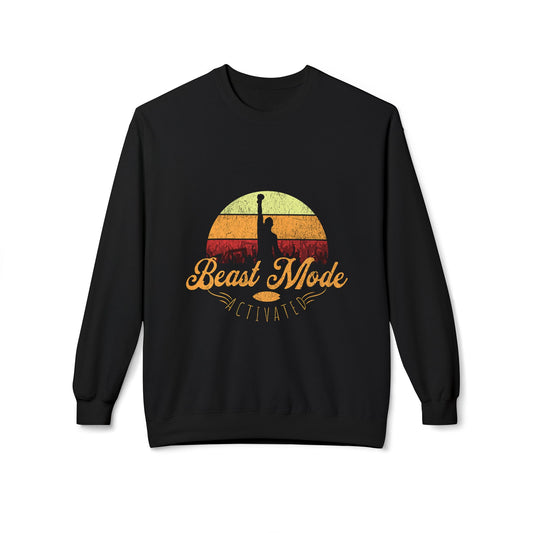 Beast Mode Activated | Unisex Midweight Softstyle Fleece Crewneck Sweatshirt