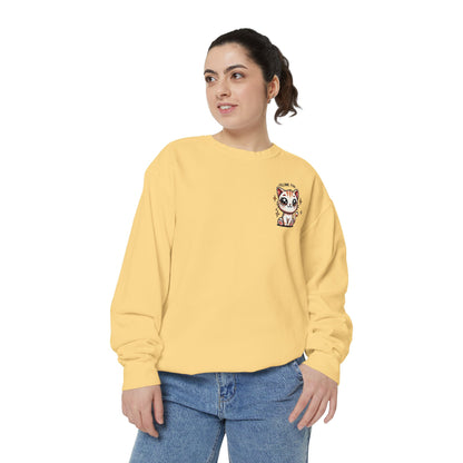Feline Fine | Unisex Garment-Dyed Sweatshirt