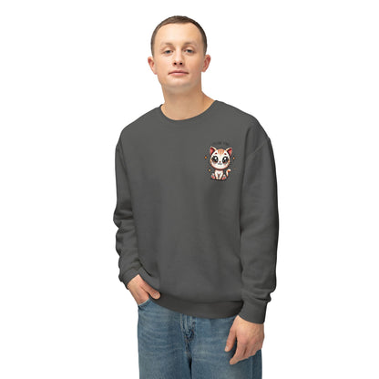 Feline Fine | Unisex Lightweight Crewneck Sweatshirt