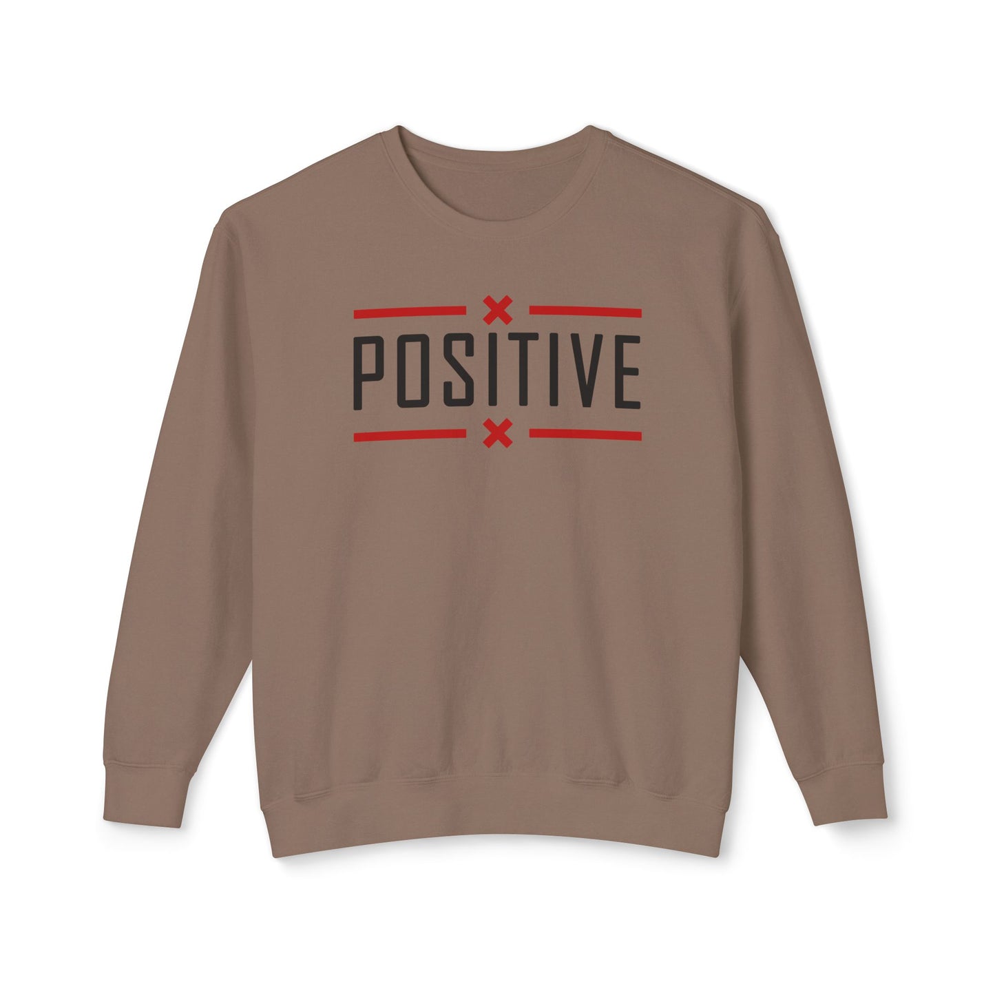 Positive_Unisex Lightweight Crewneck Sweatshirt