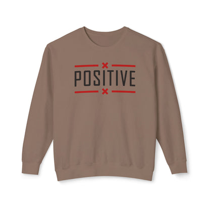 Positive_Unisex Lightweight Crewneck Sweatshirt