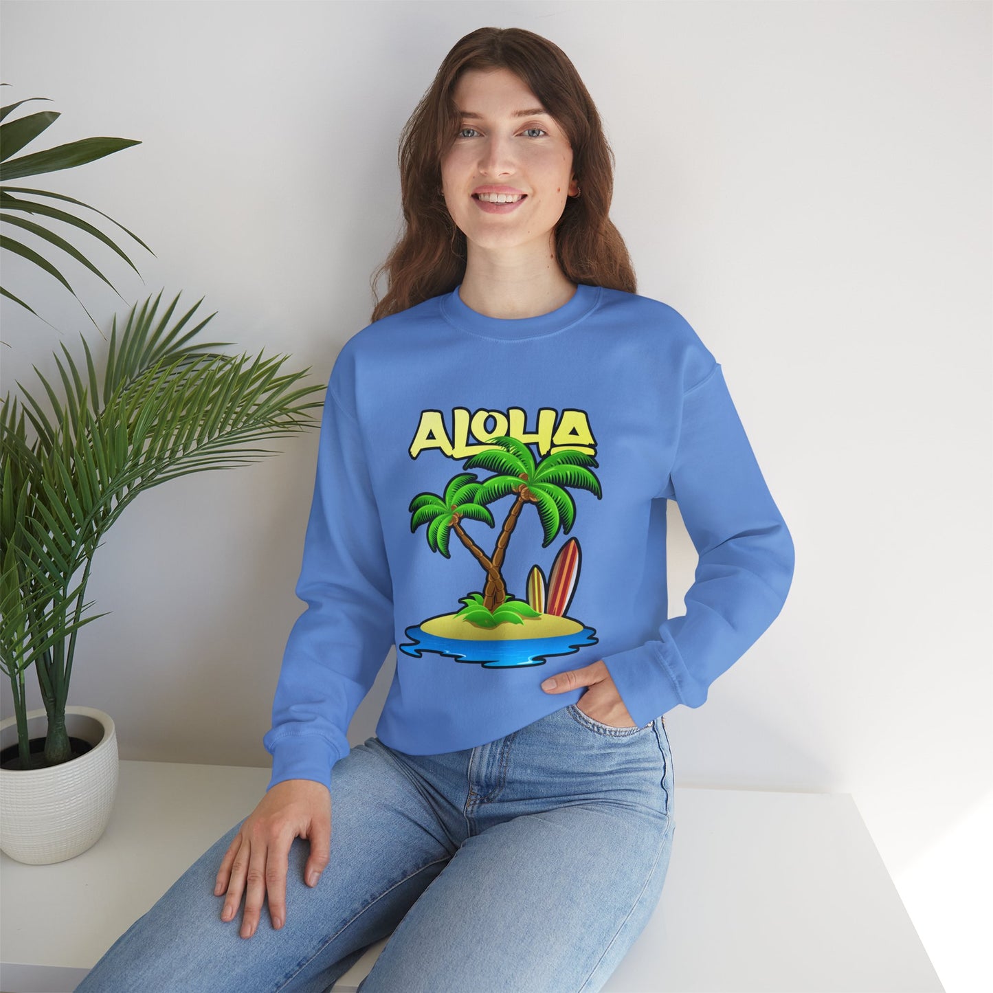 ALOHA | Unisex Heavy Blend™ Crewneck Sweatshirt