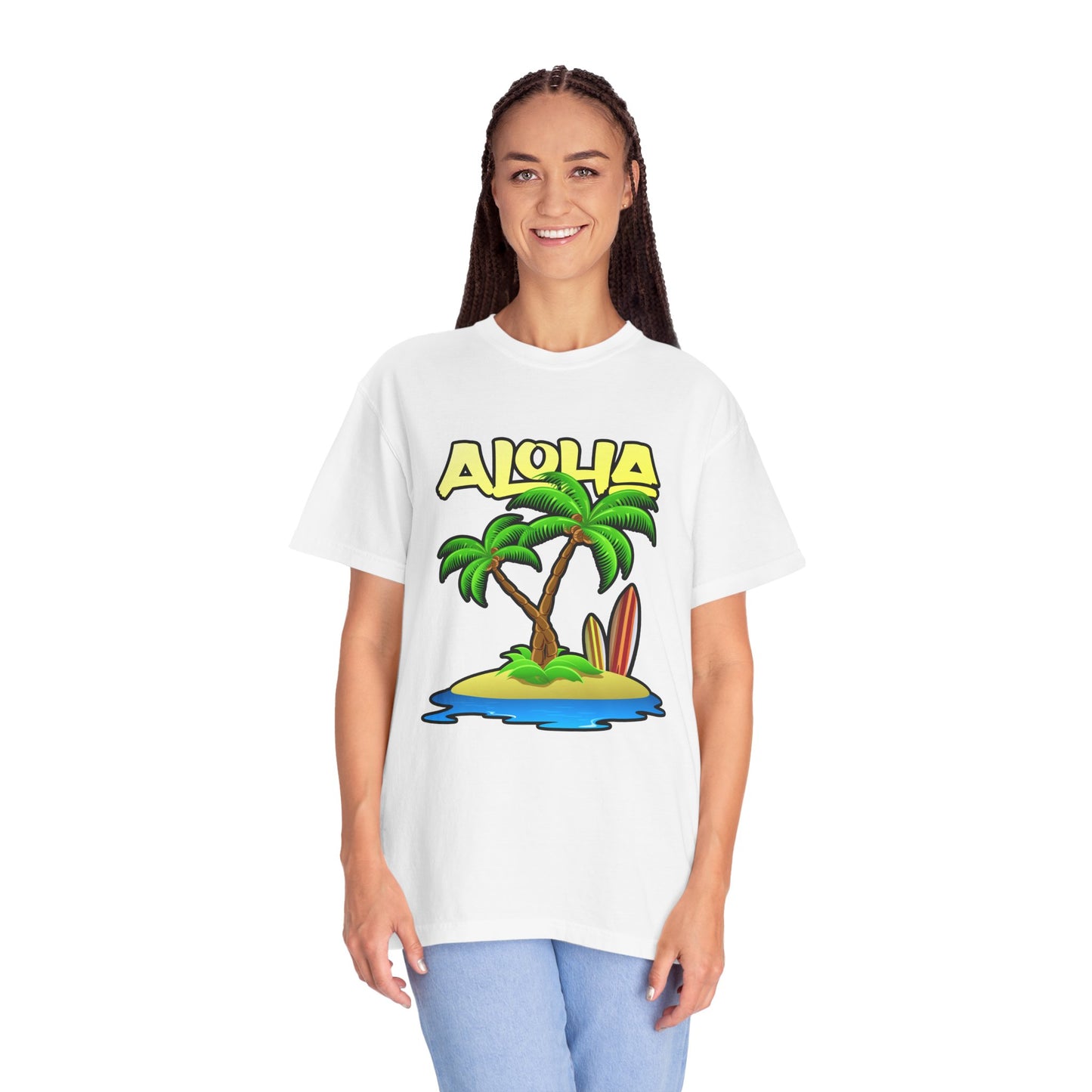 ALOHA | Unisex Garment-Dyed T-shirt