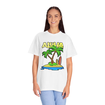 ALOHA | Unisex Garment-Dyed T-shirt