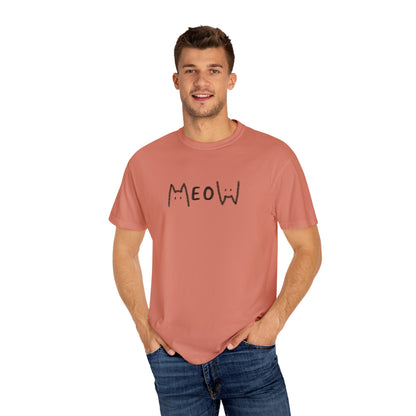 Meow_Unisex Garment-Dyed T-shirt