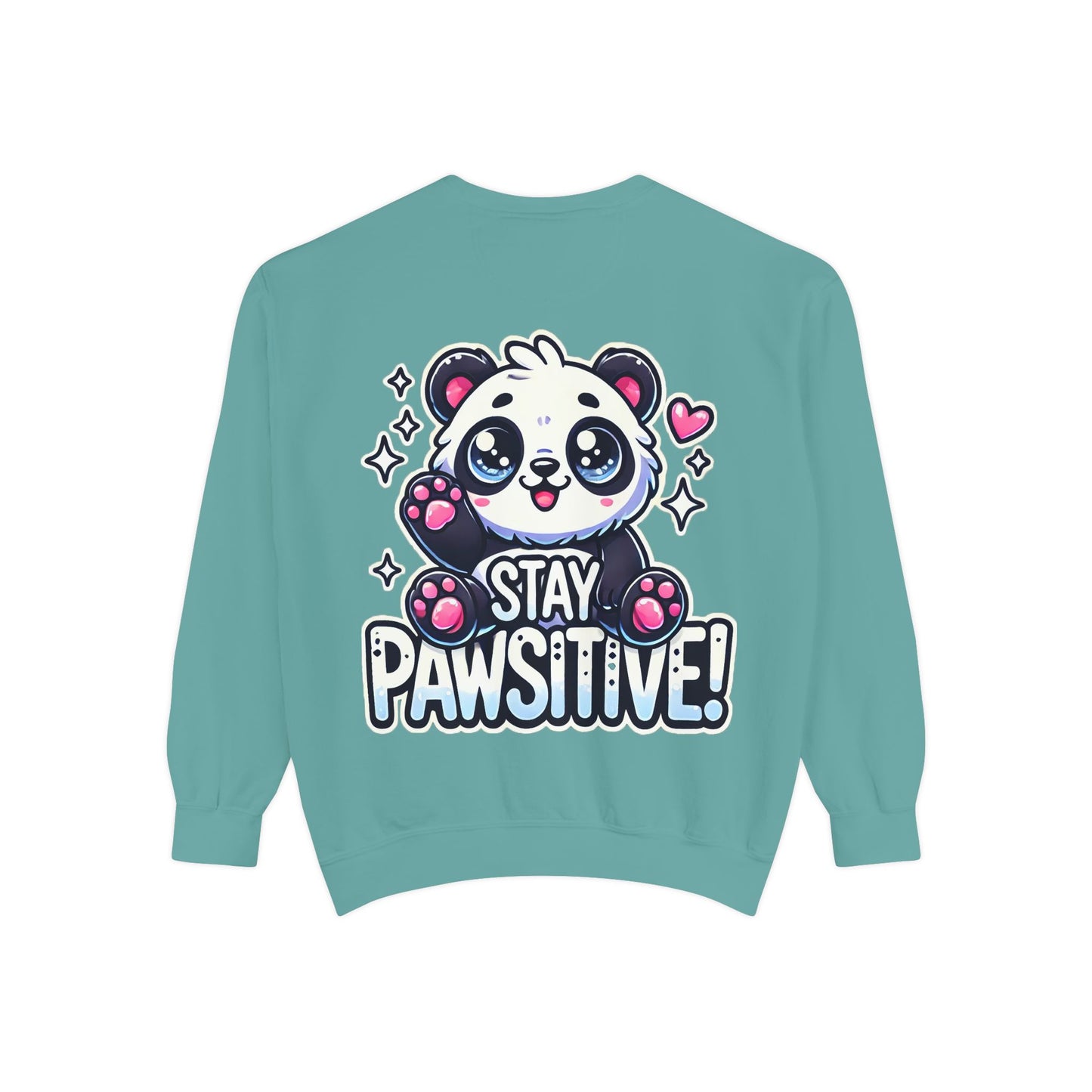 Pawsitive | Unisex Garment-Dyed Sweatshirt