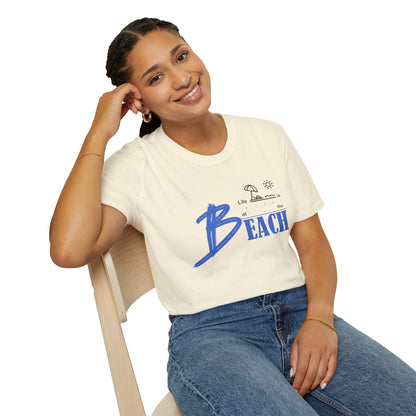 Life is Better at the Beach | Unisex Softstyle T-Shirt