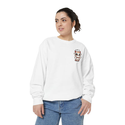 Feline Fine | Unisex Garment-Dyed Sweatshirt