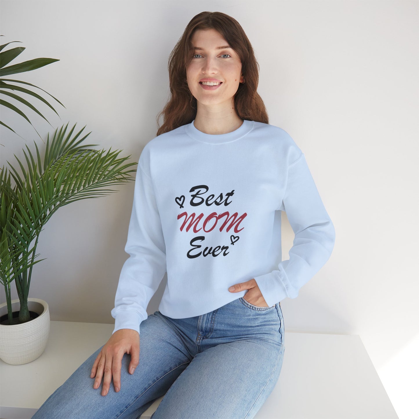 Best Mom Ever | Unisex Heavy Blend™ Crewneck Sweatshirt