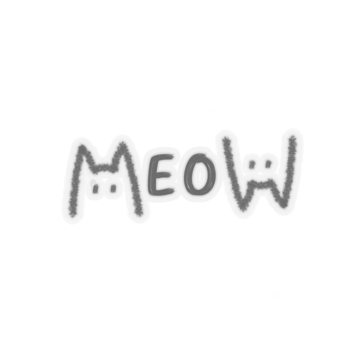 Meow_Kiss-Cut Stickers