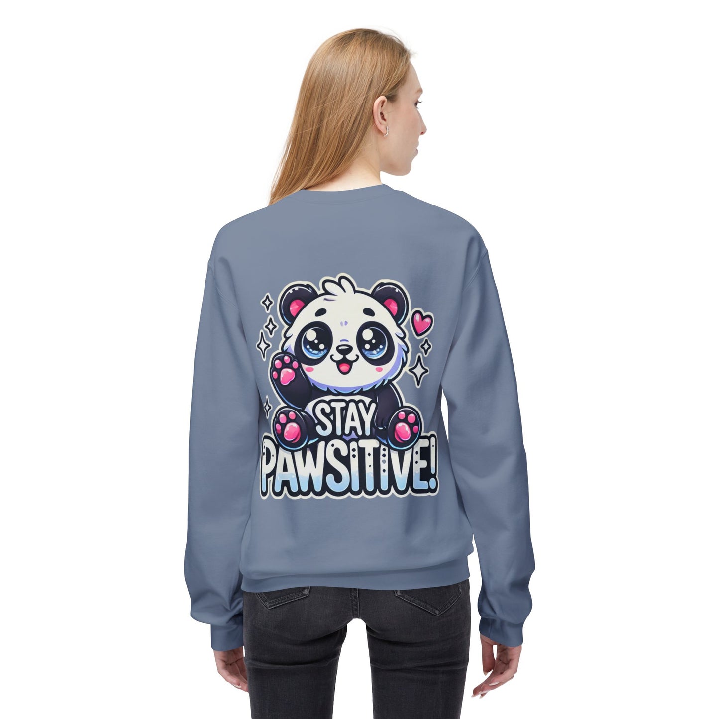 Pawsitive | Unisex Midweight Softstyle Fleece Crewneck Sweatshirt