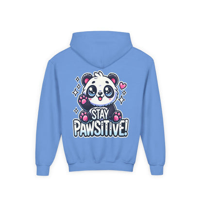 Pawsitive | Youth Heavy Blend Hooded Sweatshirt