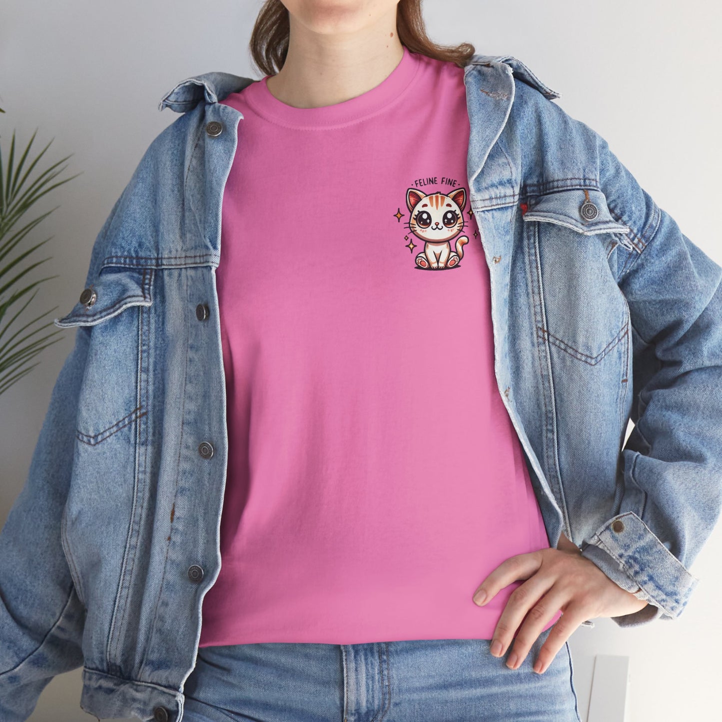 Feline Fine | Unisex Heavy Cotton Tee
